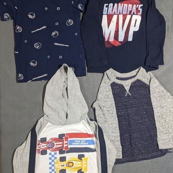 Boys shirts baseball race car‎ size 2t - Picture 1 of 2
